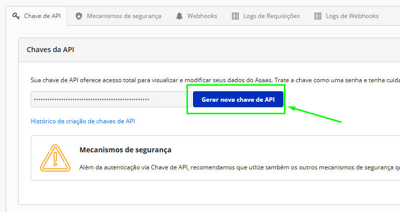 clave de API