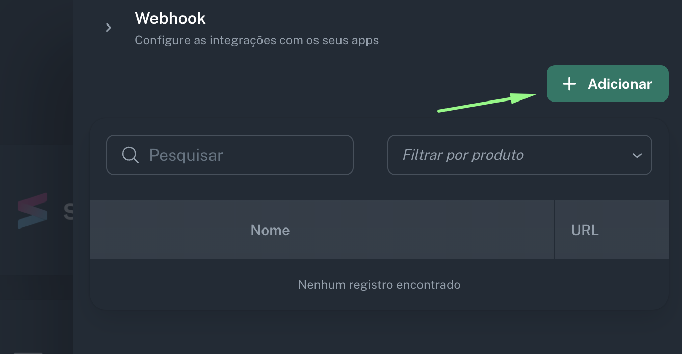chave da API