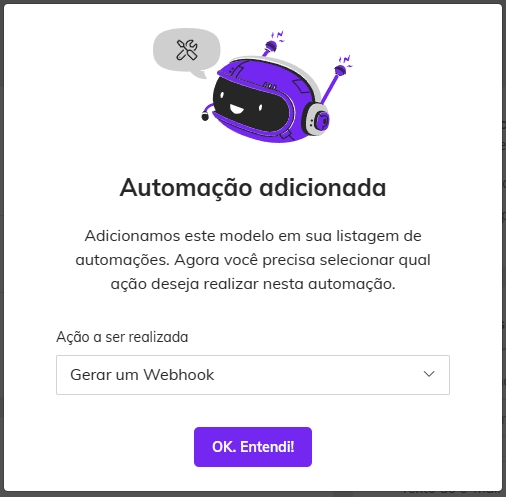 Gerar Webhook