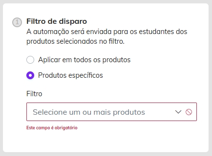 Seleção de Produto