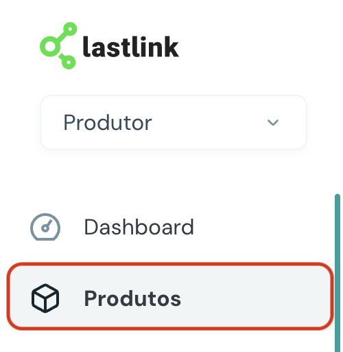 Lista de produtos na LastLink