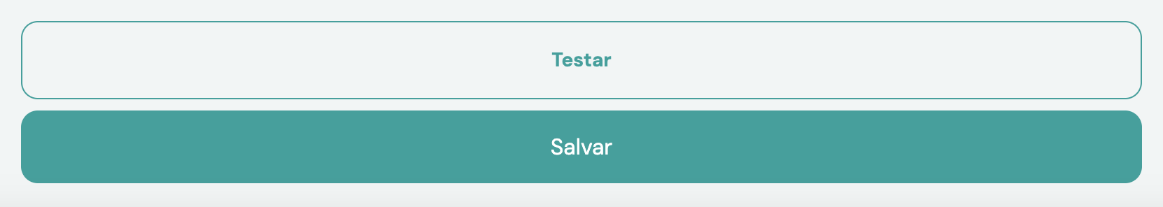 Botões Testar e Salvar do webhook da LastLink