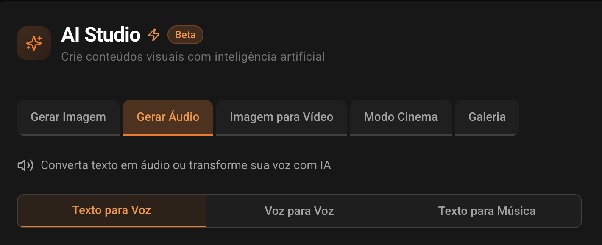 Modos de audio