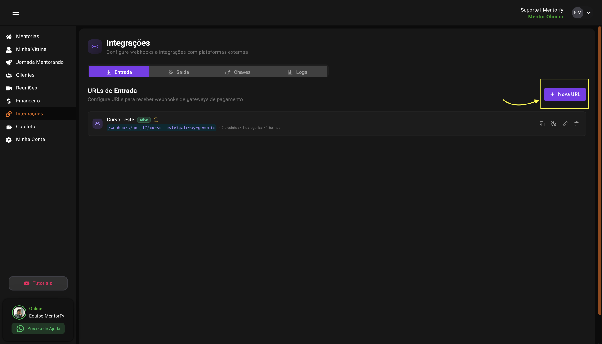 Nueva URL de Entrada